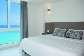 Estudio a pie playa, increibles vistas, alberca, gym, jacuzzi, 3502